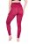 Ulla Popken 828982 Leggings de meia aos quadrados Vermelho baga - Collants & meias - 