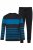 JP1880 Pyjamas Two-piece Long Sleeve with Stripes Blue - Roupa Interior & natação - Roupa interior Homem Tamanhos Grandes