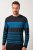 JP1880 Pyjamas Two-piece Long Sleeve with Stripes Blue - Roupa Interior & natação - Roupa interior Homem Tamanhos Grandes