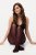 Ulla Popken 829359 Collants 40 den Bordô - Collants & meias - 