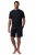 JP1880 829513 Pijama modelo curto bellyfit Azul-marinho TALL - TALL roupa interior & natação - TALL Roupa Interior e de Banho