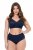 Ulla Popken 830094 Cuecas com renda pack de 2 Azul-marinho - Cuecas - 
