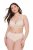 Ulla Popken 830094 Cuecas com renda pack de 2 Bege - Cuecas - 