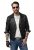 JP1880 830586 Casaco biker em napa de cordeiro Preto - Casacos - Casacos Homem Tamanhos Grandes