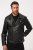 JP1880 830586 Casaco biker em napa de cordeiro Preto - Casacos - Casacos Homem Tamanhos Grandes