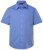 Men+ 756 Camisa de vestir manga curta com colarinho clássico Azul claro - Camisas - Camisas Homem Tamanhos Grandes