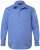 Men+ 757 Camisa de vestir manga comprida com colarinho aberto Azul claro - Camisas - Camisas Homem Tamanhos Grandes