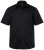 Men+ 758 Camisa de vestir manga curta com colarinho aberto Preto - Camisas - Camisas Homem Tamanhos Grandes