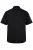 Men+ 758 Camisa de vestir manga curta com colarinho aberto Preto - Camisas - Camisas Homem Tamanhos Grandes