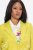 Ulla Popken 830767 Blazer efeito amarrotado Verde claro - Blazers e Coletes - Blazers em Tamanhos Grandes