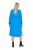 Ulla Popken 831004 Vestido midi de manga comprida com decote em V Azul real - Vestidos midi - Vestidos Midi Tamanhos Grandes