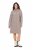 Ulla Popken 831589 Vestido de malha de manga comprida com gola alta Cinzento - Vestidos de malha - 