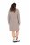 Ulla Popken 831589 Vestido de malha de manga comprida com gola alta Cinzento - Vestidos de malha - 