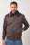 JP1880 Bomber Jacket Faux Leather Dark Brown - Casacos - Casacos Homem Tamanhos Grandes