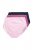 Ulla Popken 831866 Cuecas de cintura alta com renda pack de 3 Azul-marinho - Cuecas - 