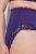 Ulla Popken 831866 Cuecas de cintura alta com renda pack de 3 Azul real - Cuecas - 