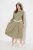 Ulla Popken 831963 Vestido de manga comprida Cinzento - Vestidos maxi - Vestidos maxi plus size para mulher