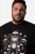 Men+ 148 T-shirt bellyfit Pai Natal de mota Preto - T-shirts - T-shirts Homem Tamanhos Grandes