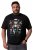 Men+ 148 T-shirt bellyfit Pai Natal de mota Preto - T-shirts - T-shirts Homem Tamanhos Grandes