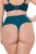 Ulla Popken 832864 Tangas com renda Petróleo - Cuecas - 