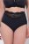 Ulla Popken 832874 Cuecas de cintura alta com renda pack de 3 Castanho - Cuecas - 