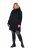 Ulla Popken 833341 Casaco técnico Preto - Jaquetas - Casacos plus size para mulher