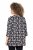 Ulla Popken Snowflake Print 3/4 Sleeve A-Line Tee Black - T-shirts estampadas para mulher - 
