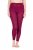 Ulla Popken 833718 Leggings de meia com renda Vermelho baga - Collants & meias - 