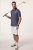 JP1880 Jay-Pi QuickDry Small Print Golf Polo Shirt Navy Blue - Pólos - Pólos Tamanhos Grandes Homem