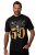 JP1880 AC/DC Graphic Band T-Shirt Black - T-shirts - T-shirts Homem Tamanhos Grandes