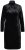 Ulla Popken 834234 Vestido de veludo com gola alta Preto - Vestidos de noite - Vestidos de festa em tamanhos grandes