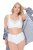 Ulla Popken 834307 Cuecas modeladoras com renda Branco sujo - Roupa modeladora - 