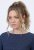 Ulla Popken 834371 Vestido de sweat às riscas Azul-marinho - Vestidos de moletom - 