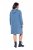 Ulla Popken 834536 Vestido de sweat com capuz Azul ganga - Vestidos de moletom - 