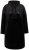 Ulla Popken 834550 Vestido de manga comprida com capuz Preto - Vestidos de moletom - 