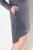 Ulla Popken 834550 Vestido de manga comprida com capuz Antracite - Vestidos de moletom - 