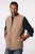 JP1880 834734 Colete canvas Bege escuro - Casacos - Casacos Homem Tamanhos Grandes