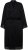 Ulla Popken 834837 Roupão quimono com renda Preto - Robes & roupões - 