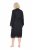 Ulla Popken 834837 Roupão quimono com renda Preto - Robes & roupões - 