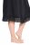Ulla Popken 834837 Roupão quimono com renda Preto - Robes & roupões - 