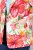 Ulla Popken 835230 Blazer floral de algodão Vermelho - Blazers e Coletes - Blazers em Tamanhos Grandes