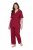 Ulla Popken 835397 Pijama de manga curta com gola de camisa Lilás - Pijamas/Loungewear - 
