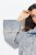 Ulla Popken 835486 Casaco de ganga com mangas largas Azul ganga - Jaquetas - Casacos plus size para mulher