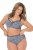 Ulla Popken 835633 Cuecas com padrão animal Antracite - Cuecas - 