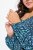 Ulla Popken 835713 Vestido floral Azul-marinho - Vestidos maxi - Vestidos maxi plus size para mulher