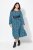 Ulla Popken 835713 Vestido floral Azul-marinho - Vestidos maxi - Vestidos maxi plus size para mulher