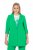 Ulla Popken 836165 Blazer comprido com manga 3/4 Verde - Blazers e Coletes - Blazers em Tamanhos Grandes