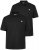 Men+ 258 Polo Preto pack de 2 - Pólos - Pólos Tamanhos Grandes Homem