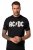 JP1880 AC/DC Classic Logo Band T-Shirt Black - T-shirts - T-shirts Homem Tamanhos Grandes