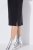 Ulla Popken 836514 Vestido midi com manga 3/4 Preto - Vestidos midi - Vestidos Midi Tamanhos Grandes